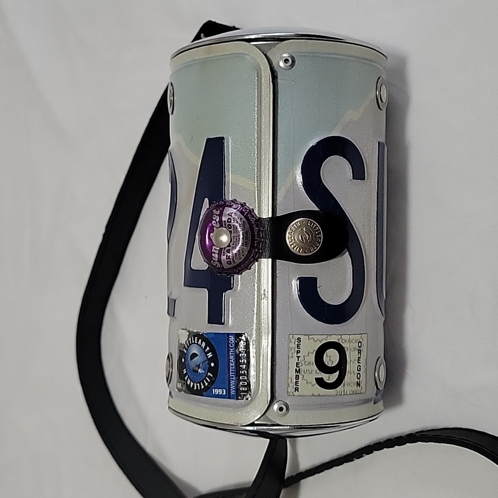 Little Earth License Plate Purse Oregon With Crossbody Strap